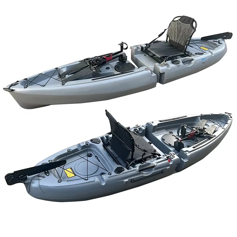 10FT وحدات الدفع دواسة تعمل با - مراجعة Fishing Kayak Pedal Drive وسعره