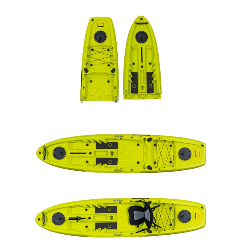 كاياك LSF Novel بطول 3.3 متر ( - مراجعة Fishing Kayak Pedal Drive وسعره