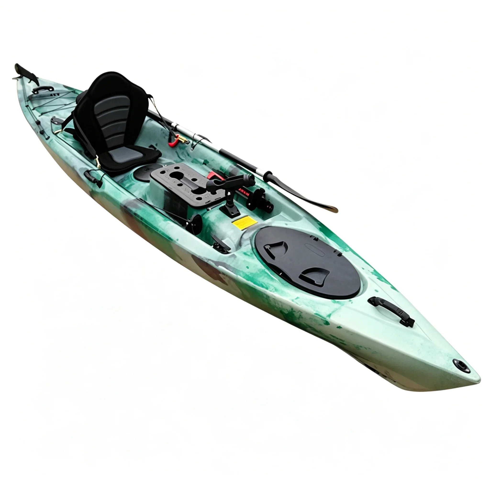 قارب صيد مصنوع من البولي إيثيل - مراجعة Fishing Kayak Pedal Drive وسعره