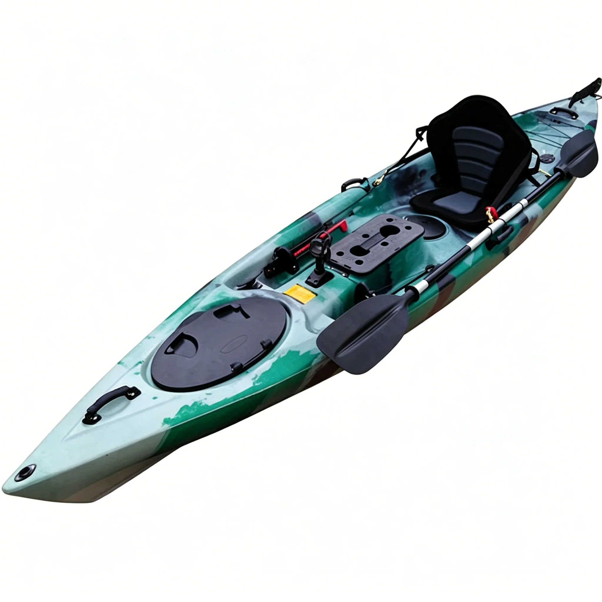 قارب صيد مصنوع من البولي إيثيل - مراجعة Fishing Kayak Pedal Drive وسعره